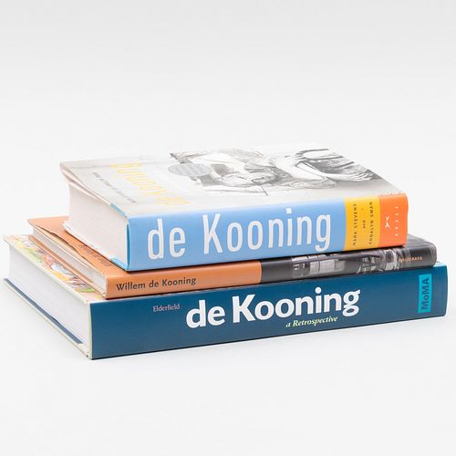 THREE BOOKS ON WILLEM DE KOONINGIncluding  3095c8