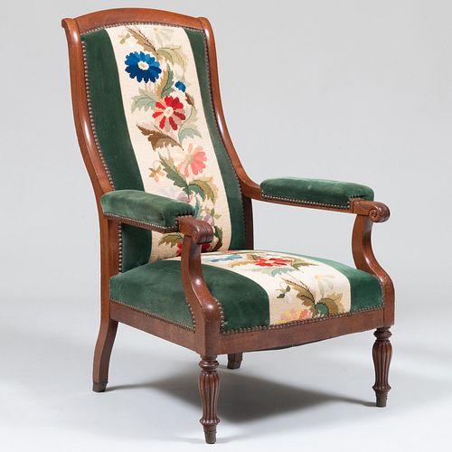 LATE WILLIAM IV MAHOGANY GREEN 3095e1