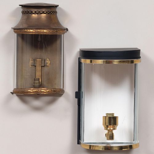 GILT METAL LANTERN AND TOLE AND 309615