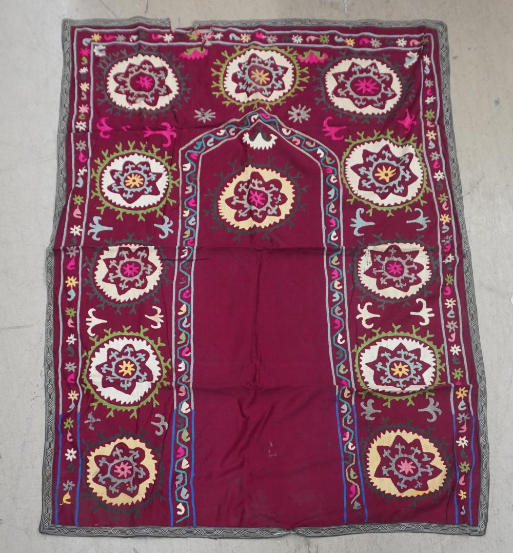 NURATA SILK AND COTTON EMBROIDERED