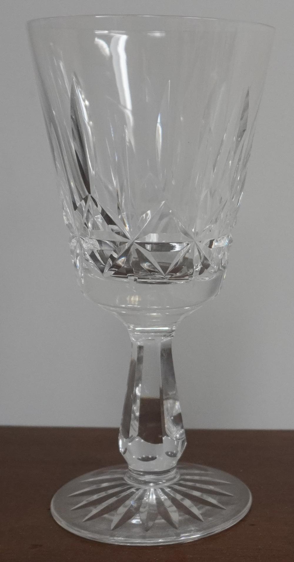 FOURTEEN WATERFORD CUT CRYSTAL