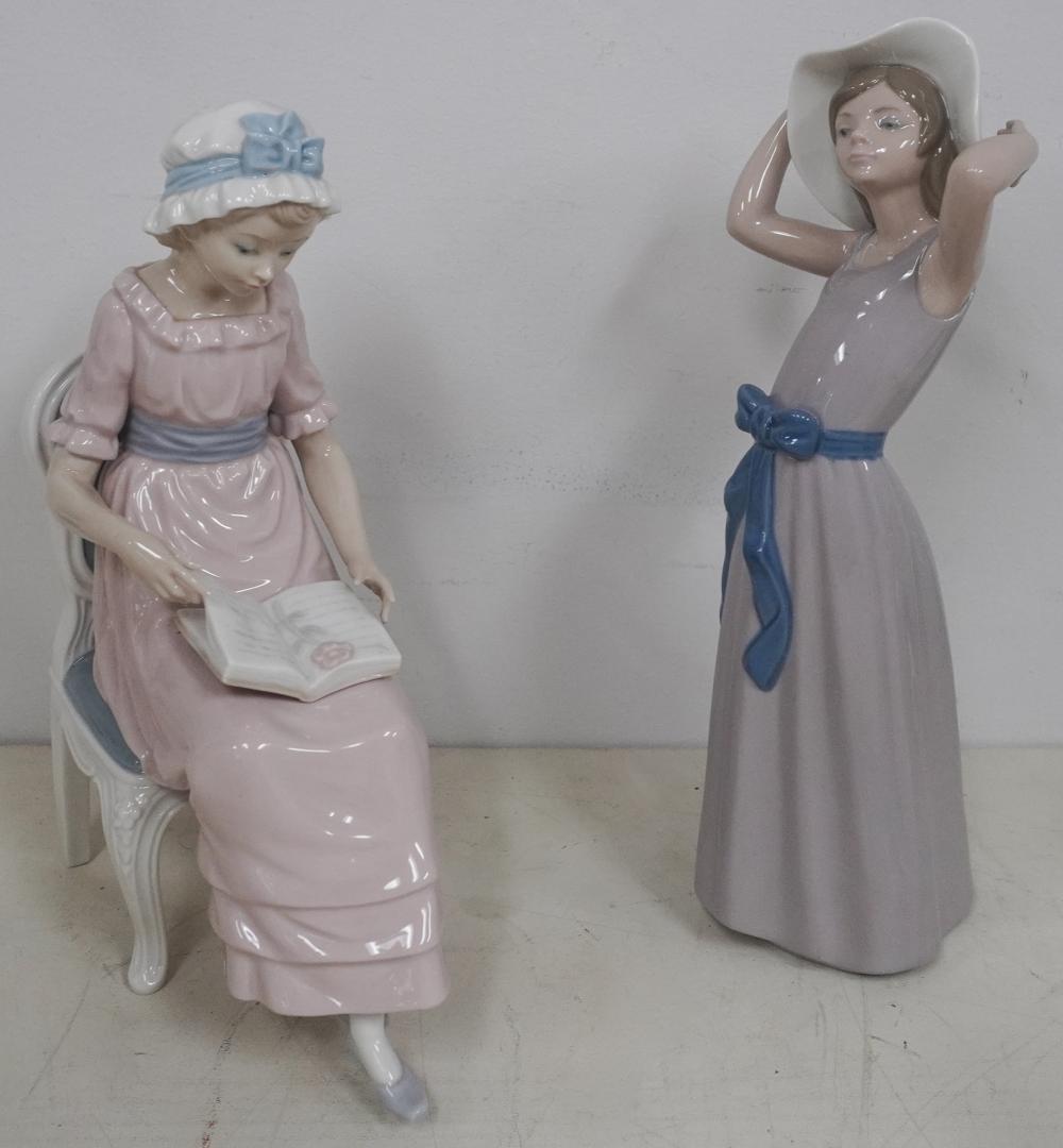 TWO LLADRO PORCELAIN FIGURINES  3097a6