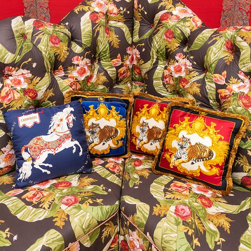 GROUP OF FOUR VERSACE PILLOWSComprising One 3097ca