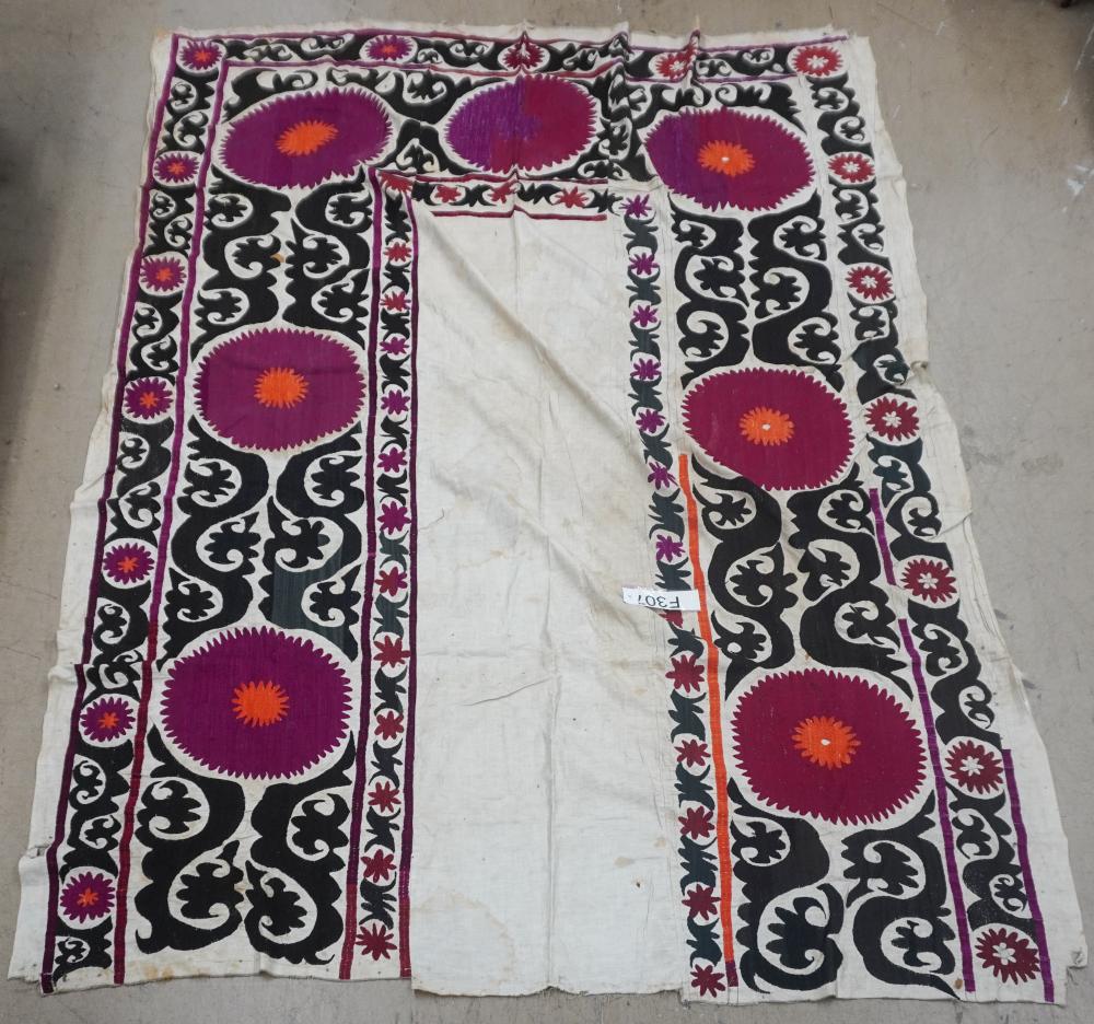 BOKHARA SILK AND COTTON EMBROIDERED