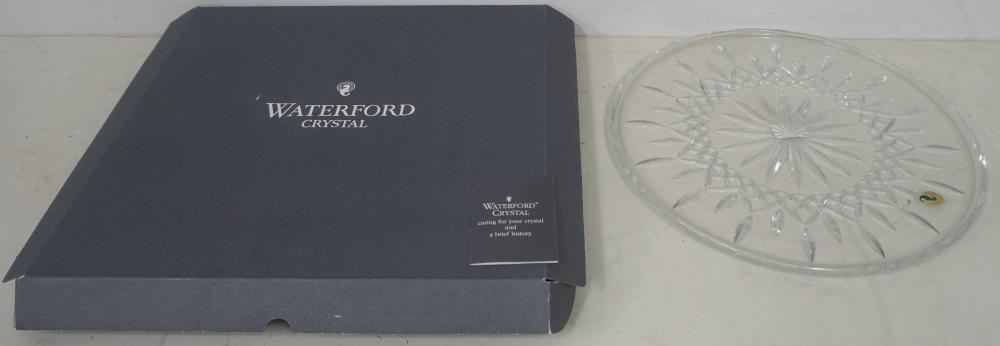 WATERFORD CRYSTAL ROUND TRAY WITH 309811