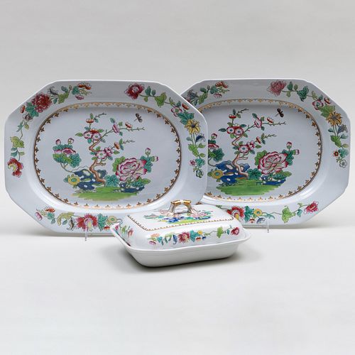 ENGLISH IRONSTONE ENTREE DISH AND COVER,
