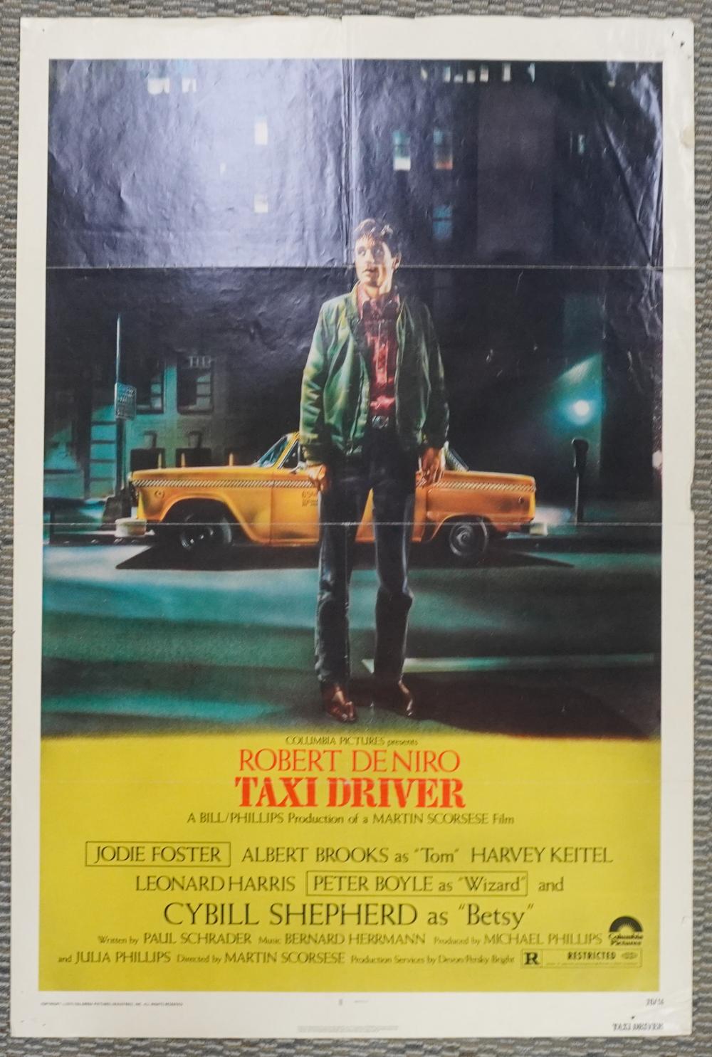 'TAXI DRIVER' THEATRICAL POSTER,