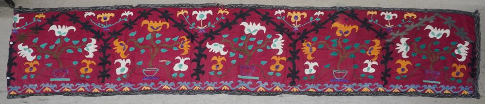 CAUCASIAN SILK AND COTTON EMBROIDERED