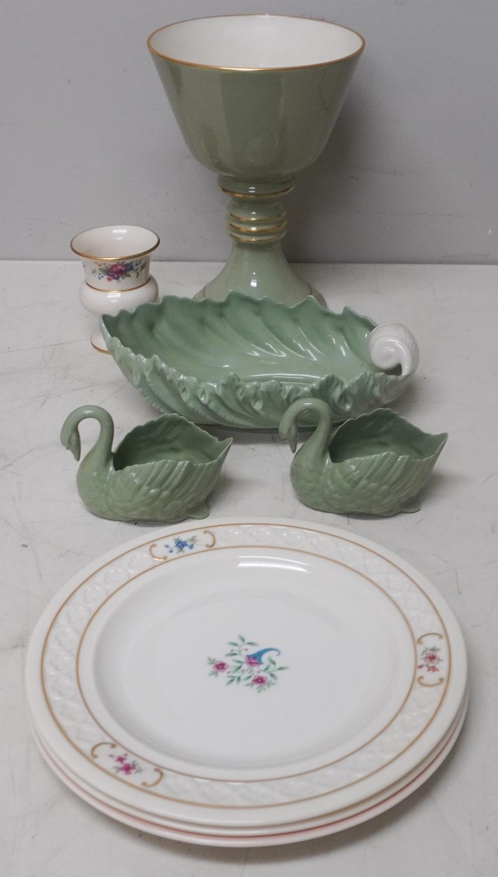 EIGHT LENOX PORCELAIN TABLE ARTICLESEight