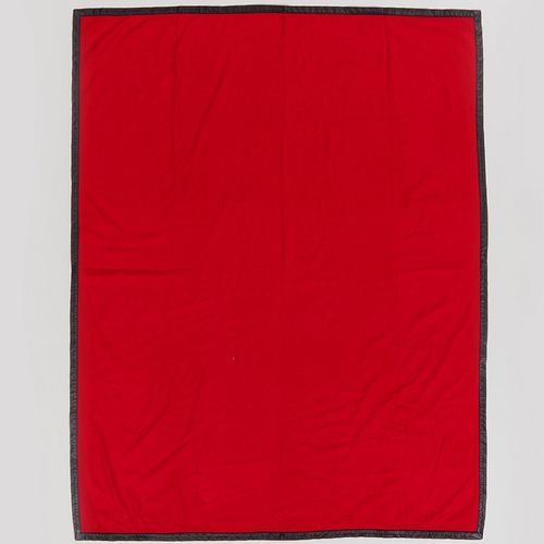 LORO PIANO RED CASHMERE THROW,