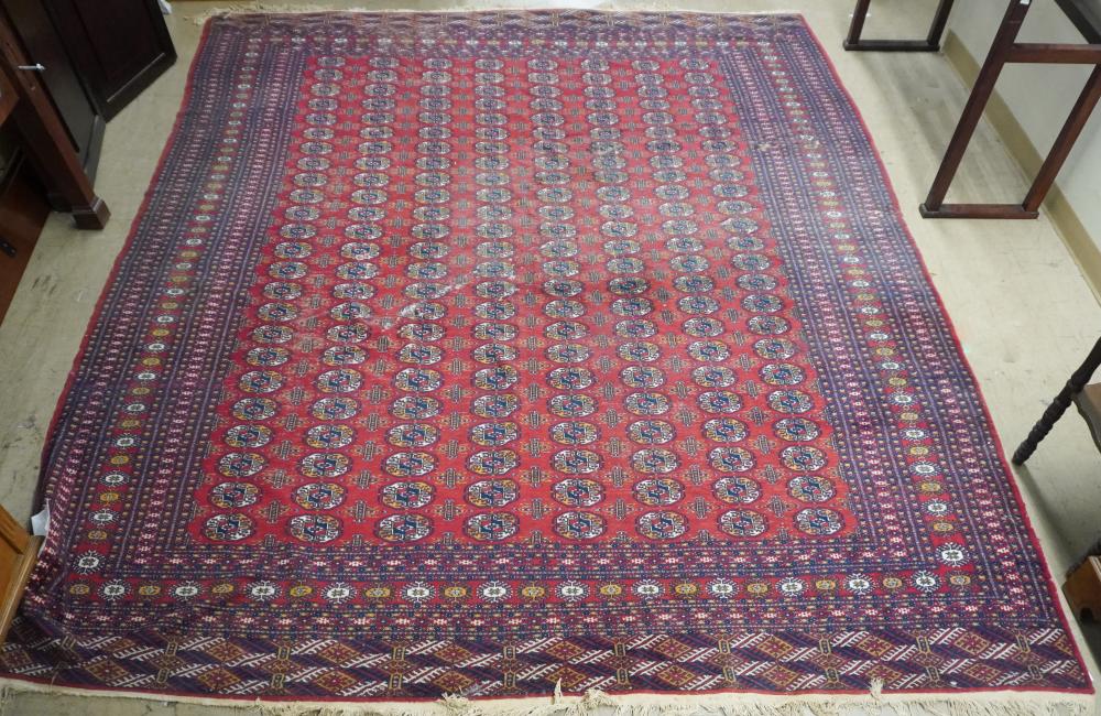 BOHKARA RUG, 12 FT 8 IN X 9 FT