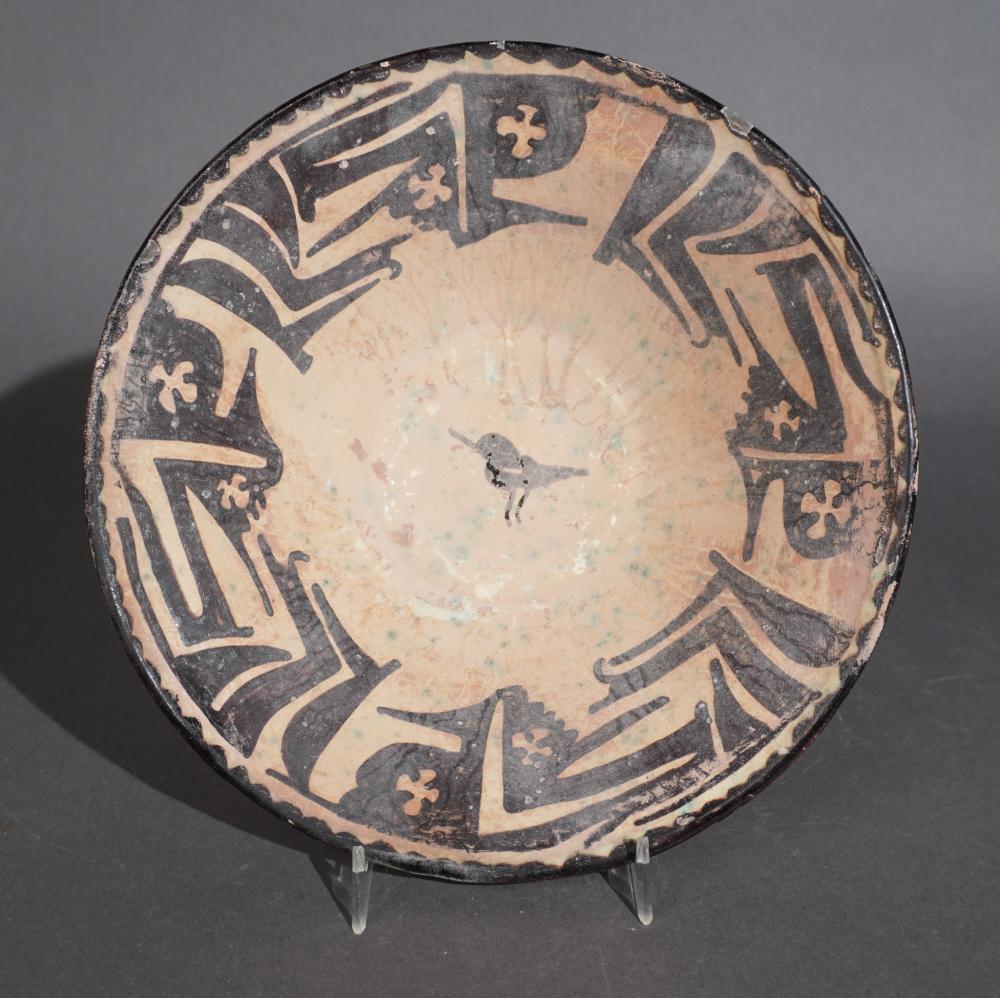 NORTH AFGHANISTAN POTTERY BOWL,