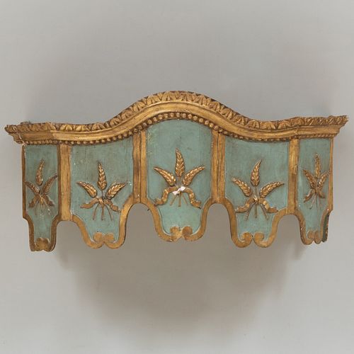 ITALIAN PAINTED AND PARCEL GILT 309a3d