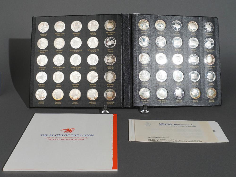 FRANKLIN MINT STERLING SILVER 'STATES