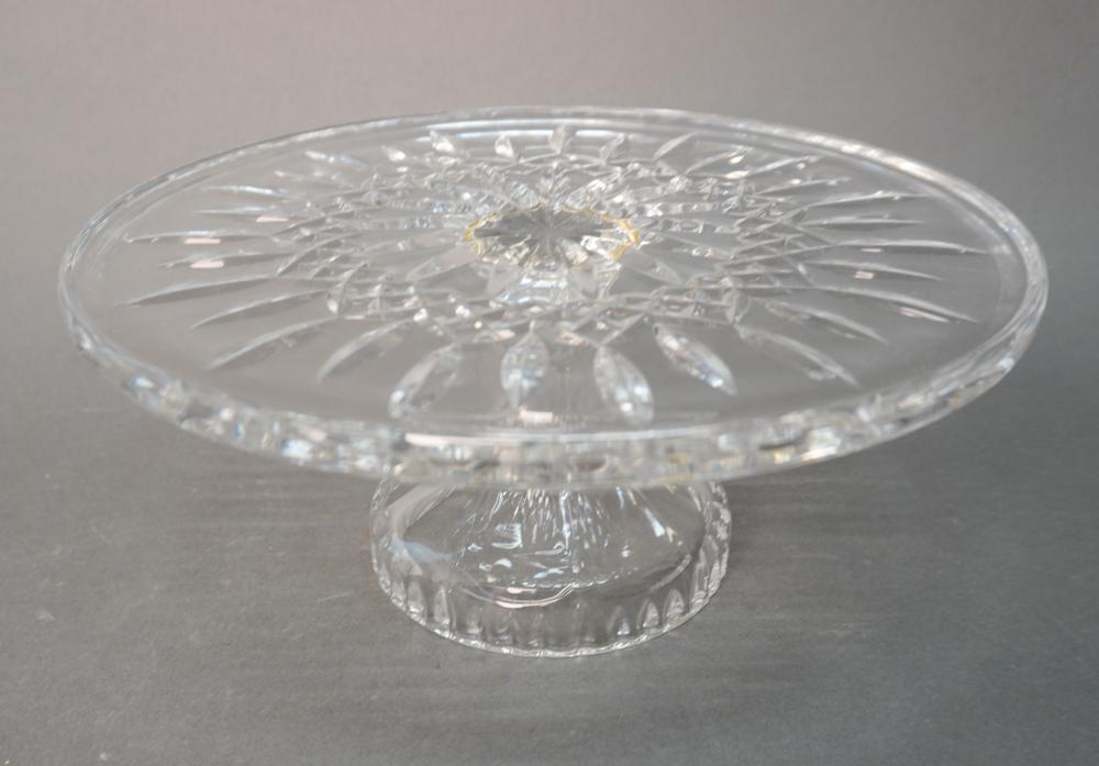 WATERFORD CRYSTAL CAKE STAND, D: