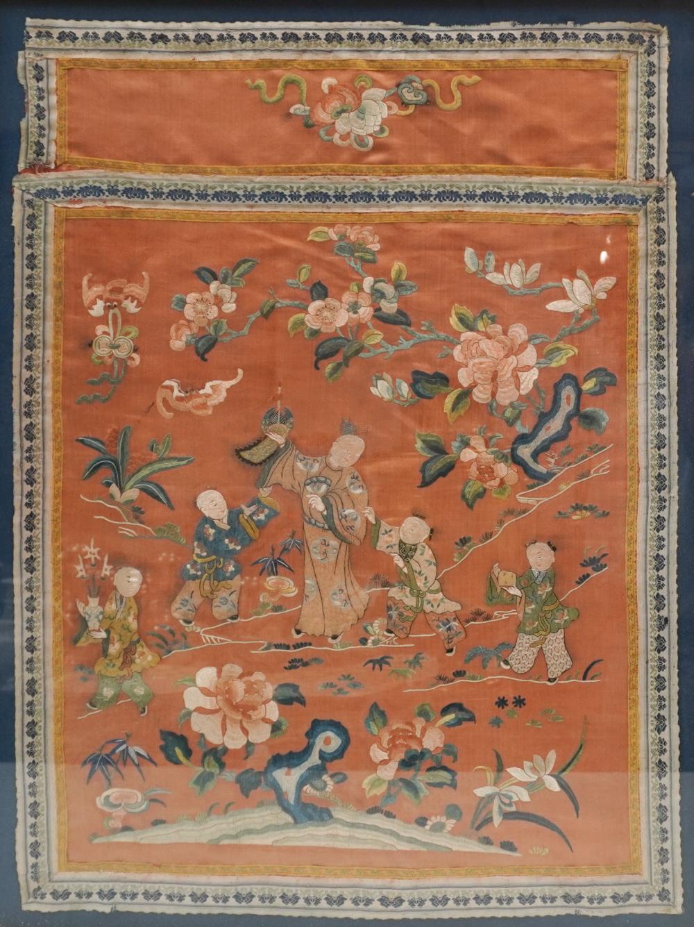 CHINESE SILK EMBROIDERED FRAMED 309b14