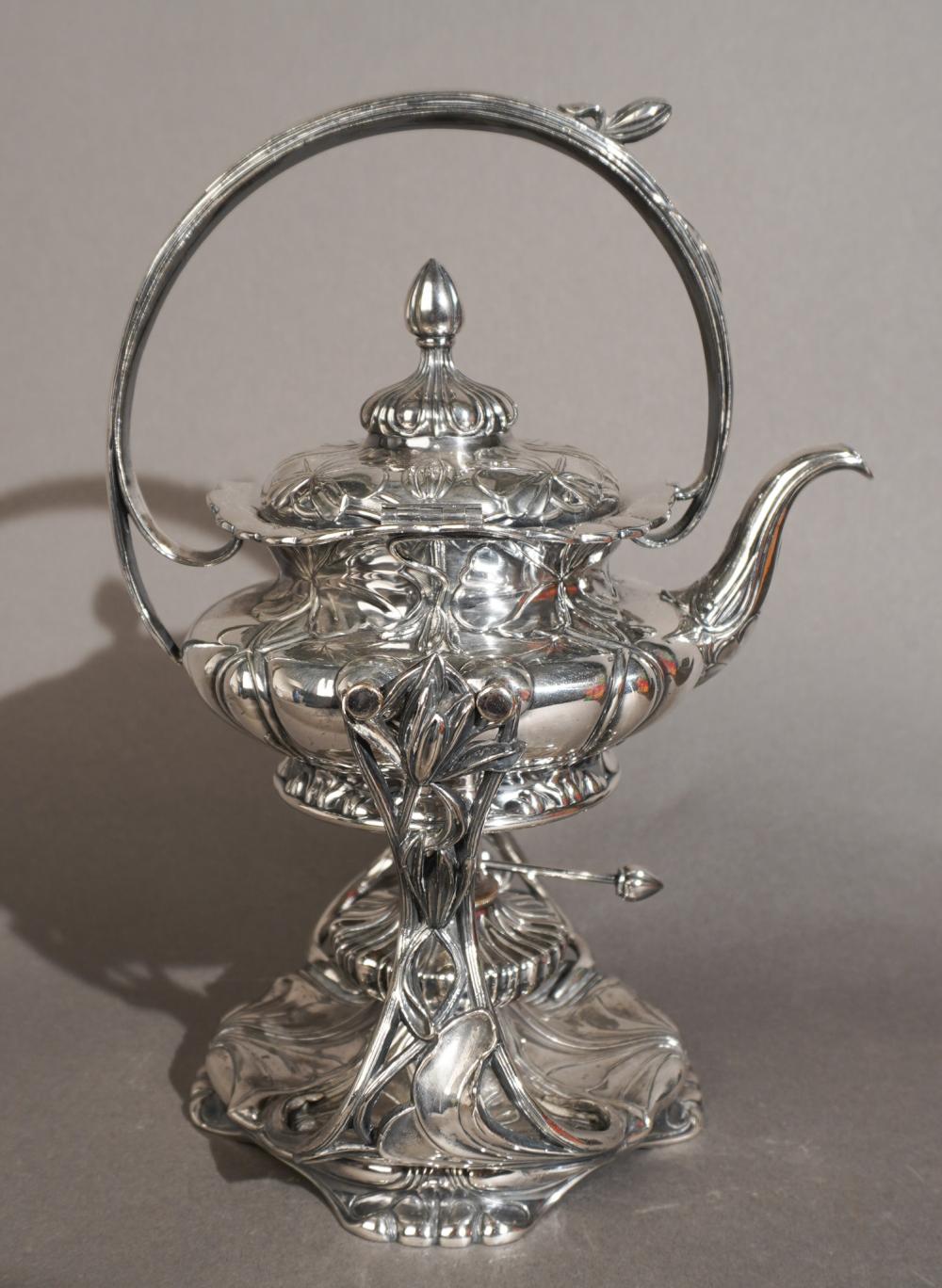 PAIRPOINT ART NOUVEAU SILVERPLATE KETTLE