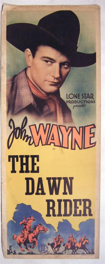 2 pieces.  Movie Posters. (John Wayne