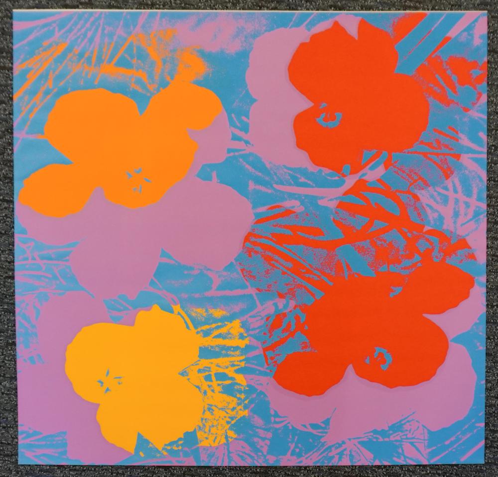 AFTER ANDY WARHOL FLOWERS OFFSET 309b66