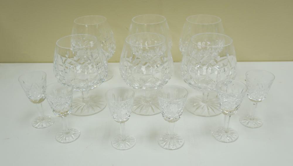 SET OF SIX WATERFORD 'LISMORE'