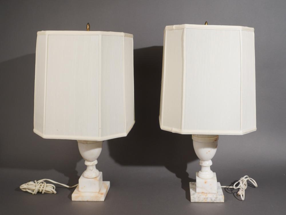 PAIR OF NEO CLASSICAL STYLE MARBLE 309be5