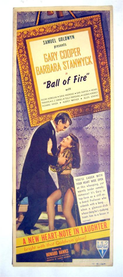 1 piece.  Movie Poster. "Ball of