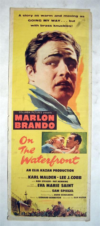 1 piece.  Movie Poster. On The Waterfront.