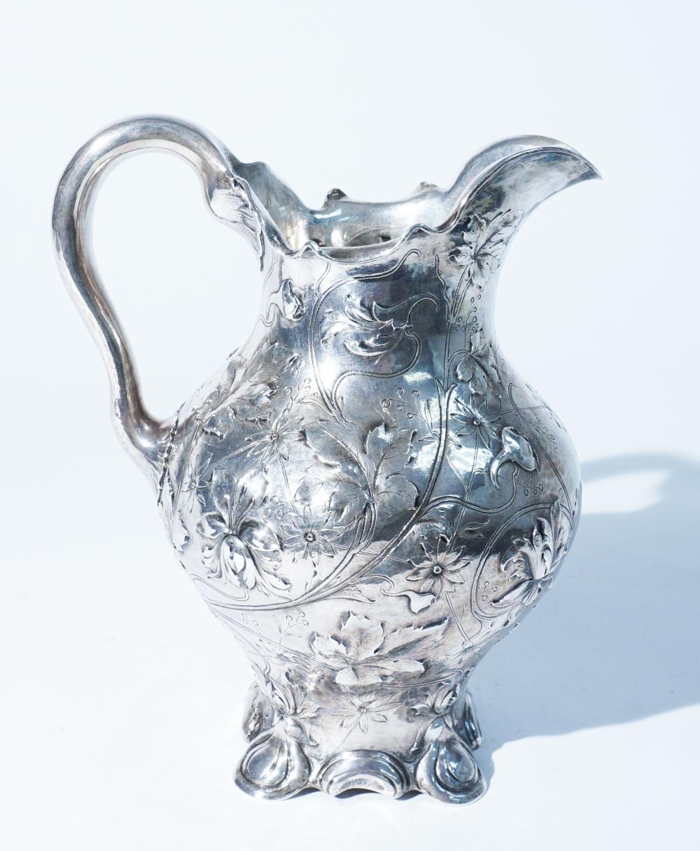 GORHAM MARTELé 950-SILVER PITCHER,