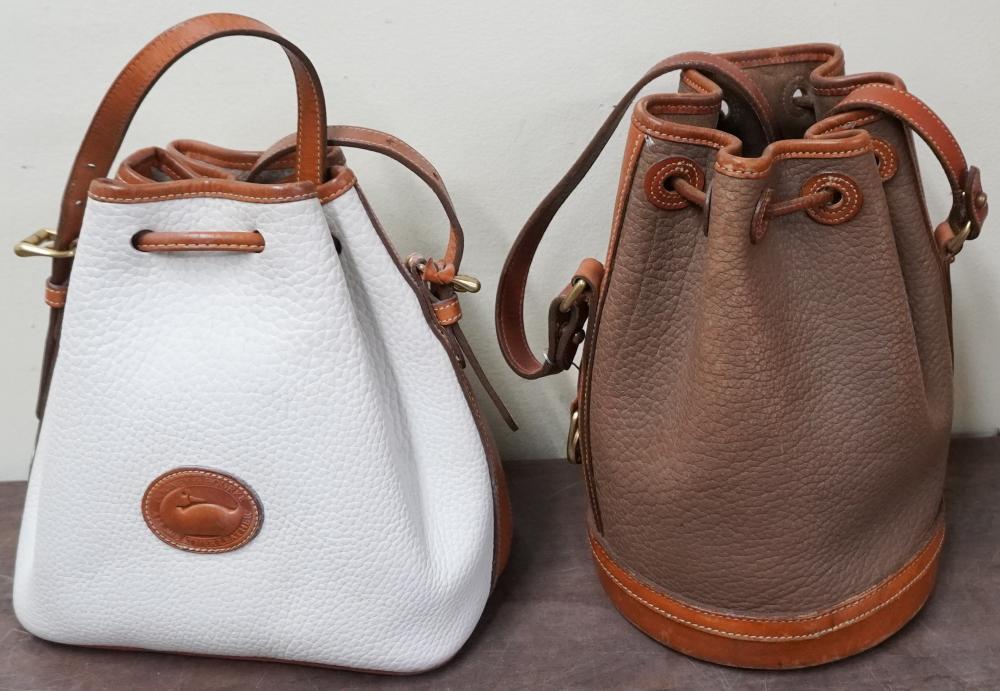 TWO DOONEY BOURKE LEATHER DRAWSTRING 309da4