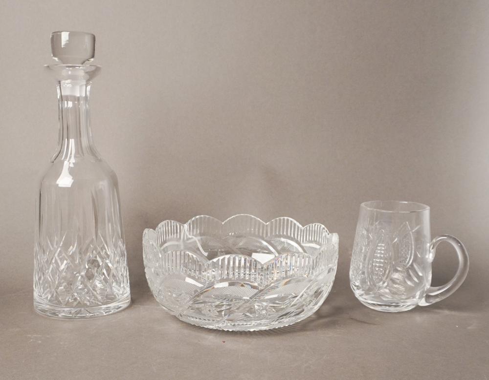 WATERFORD CUT CRYSTAL DECANTER,