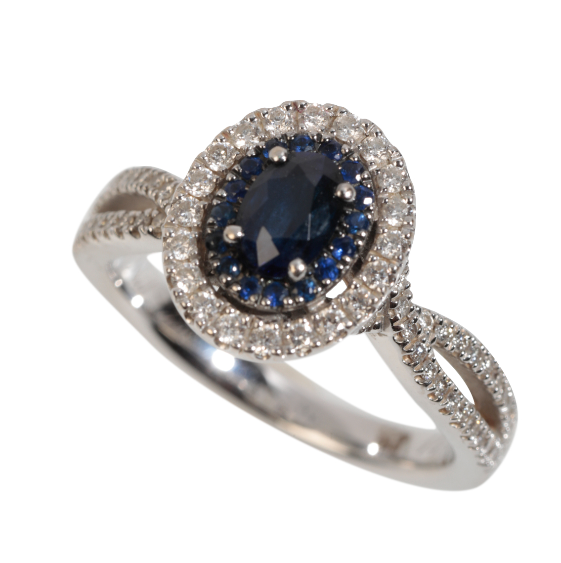 NEIL LANE: A SAPPHIRE AND DIAMOND