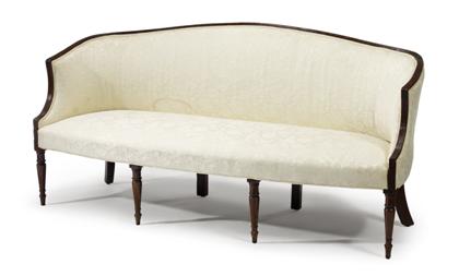 George III mahogany sofa    late