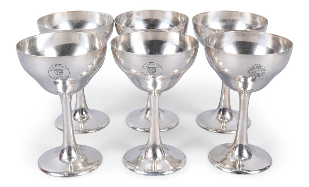 SET OF SIX S. KIRK & SON SILVER
