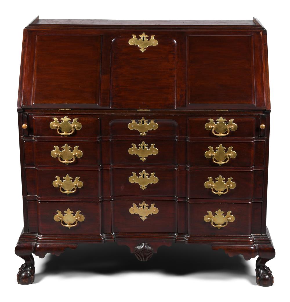 MASSACHUSETTS CHIPPENDALE MAHOGANY