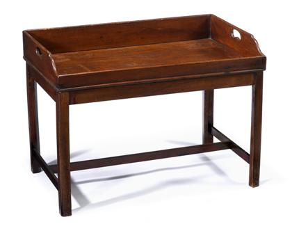 English mahogany butler s tray on stand 4dcc2