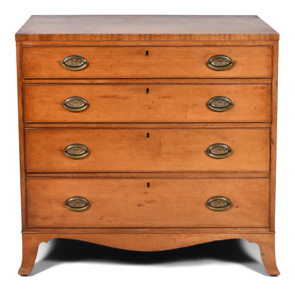 FEDERAL CHERRY CHEST OF DRAWERS  309fc3