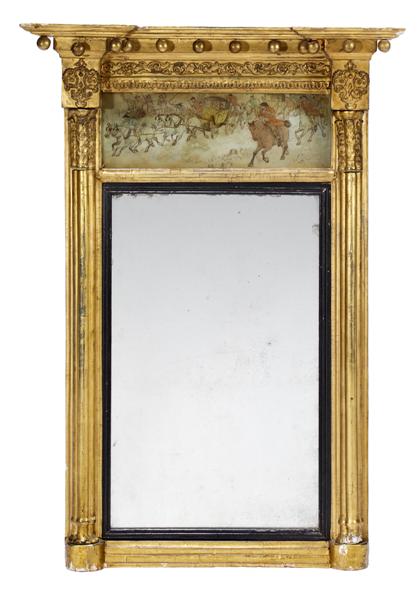 Regency giltwood and eglomise wall 4dcca