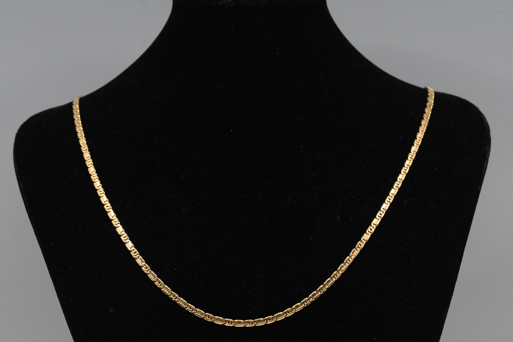 18K GOLD ITALIAN CHAIN NECKLACE  30a01a