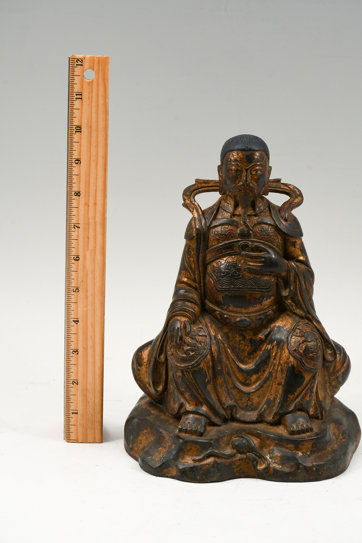 GILT QING DYNASTY BRONZE CHINESE