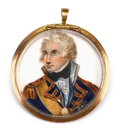 Miniature portrait of Lord Nelson  