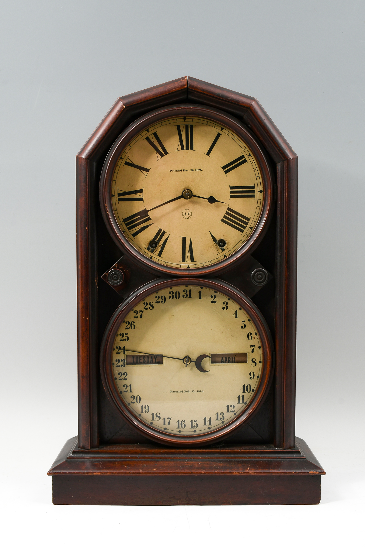 SETH THOMAS CALENDAR CLOCK: 19th c.