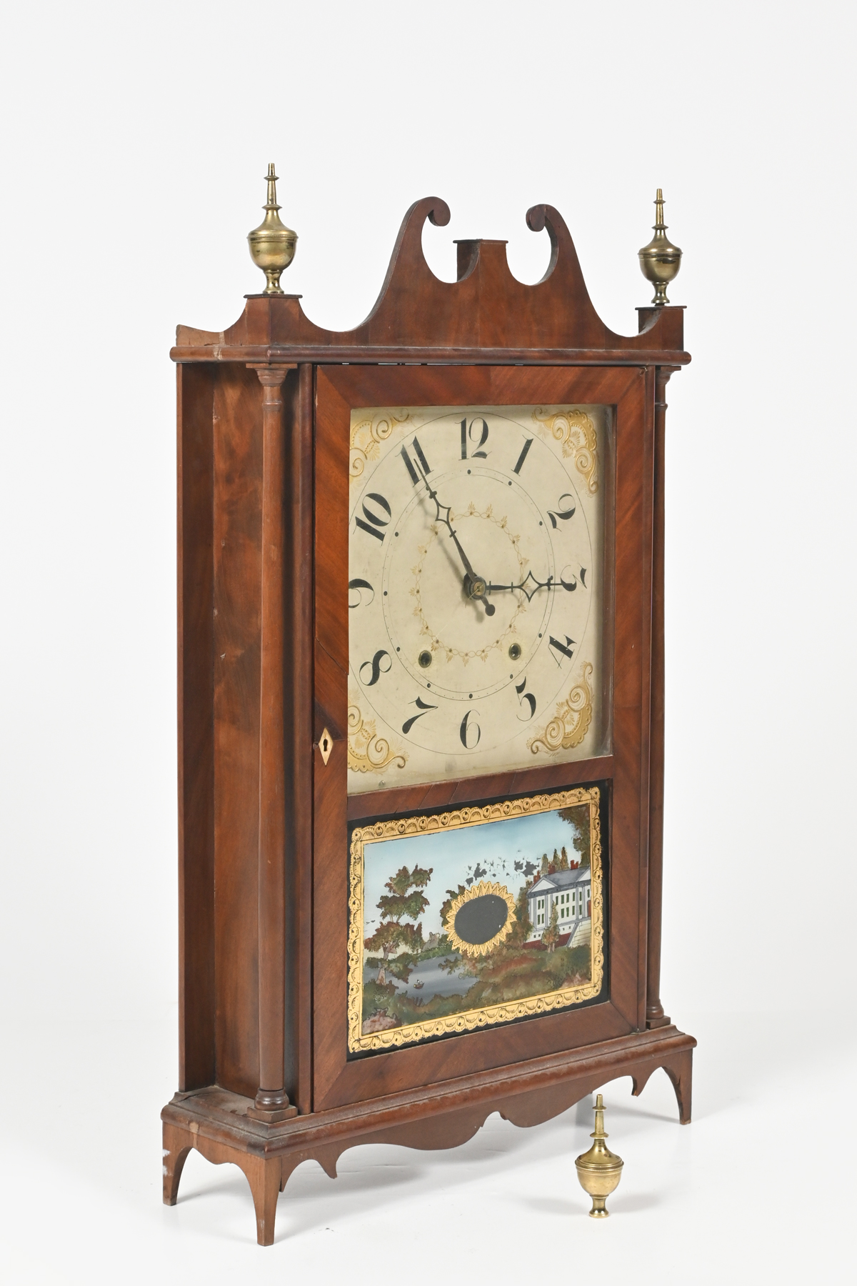 EPHRAIM DOWNS MANTEL CLOCK: Early