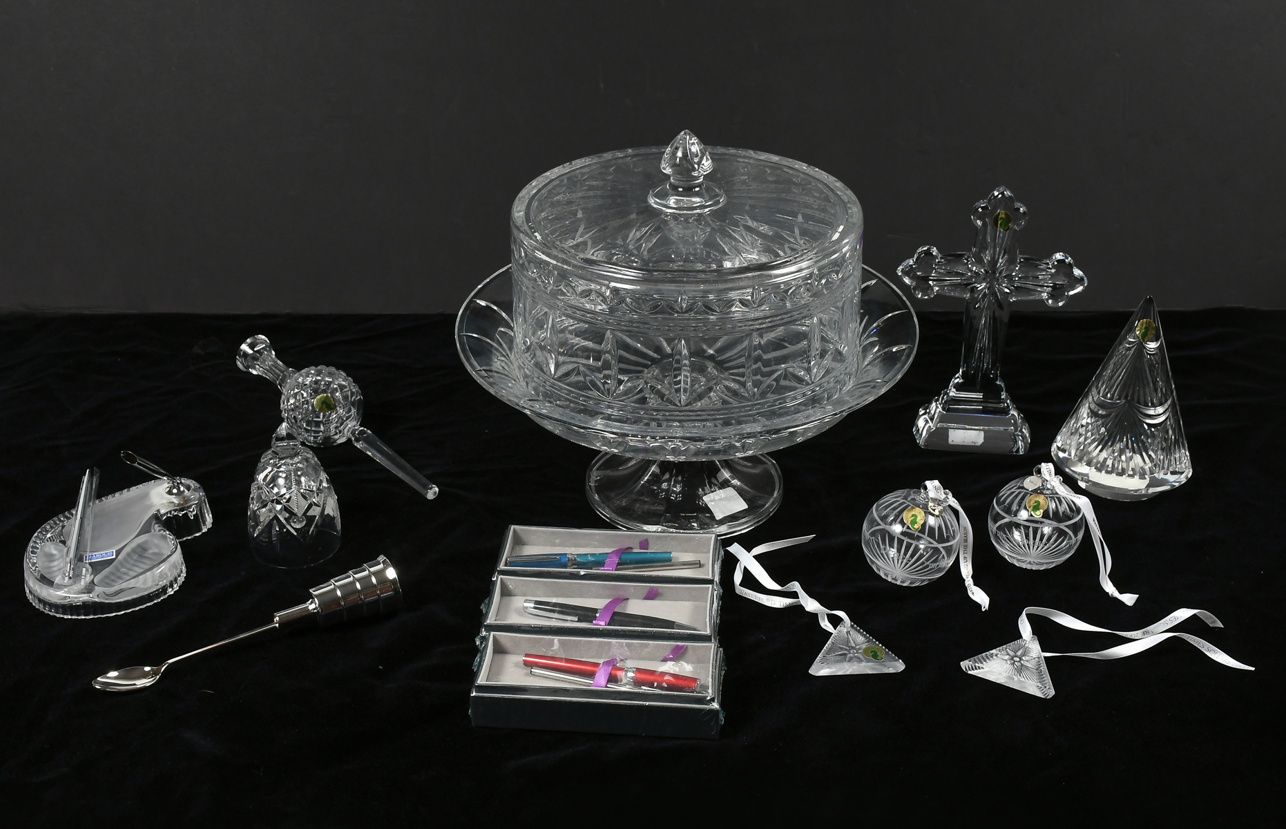 14 PC. WATERFORD CRYSTAL CHRISTMAS