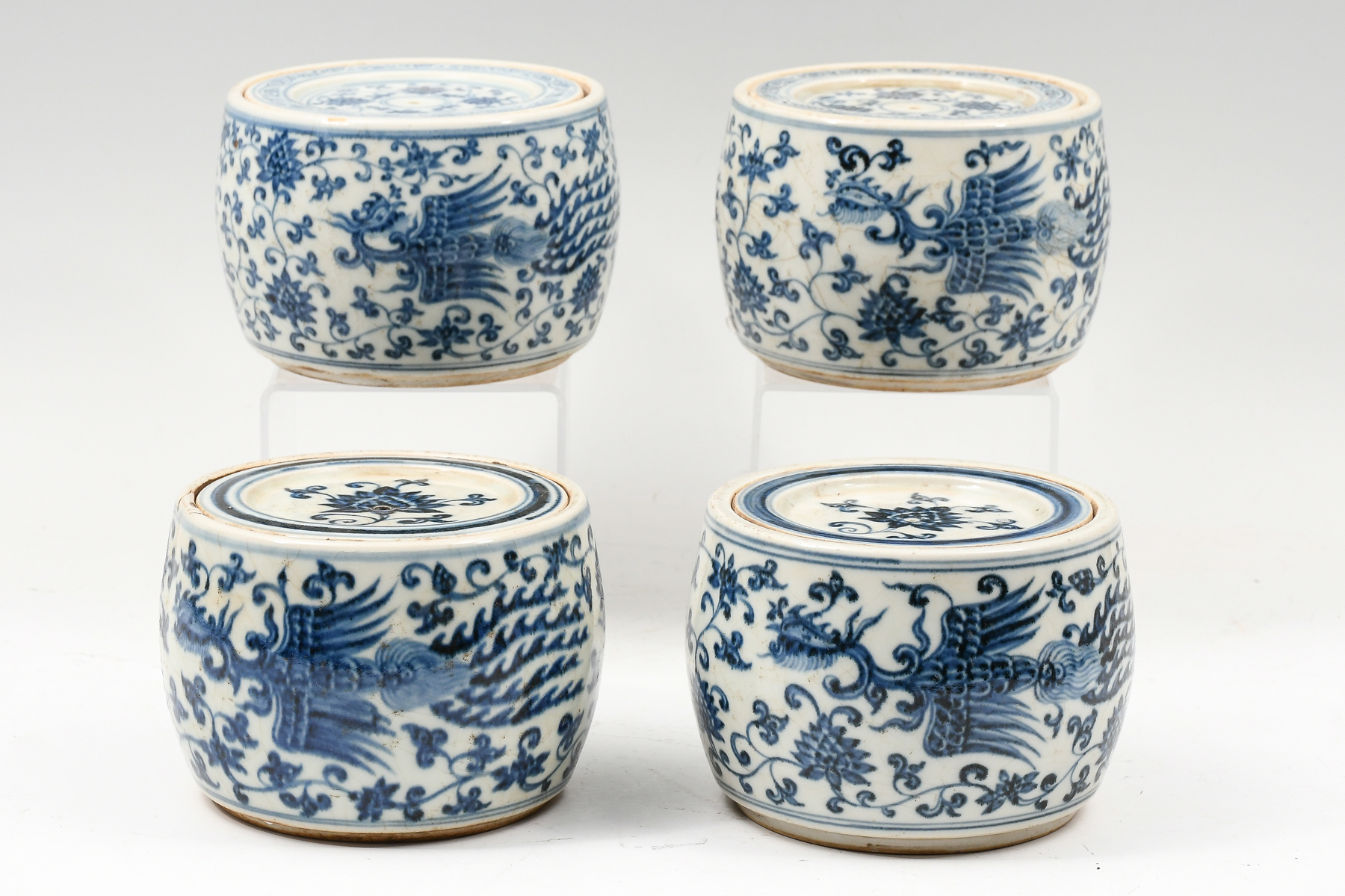 4 PIECE COVERED CHINESE PORCELAIN 30a161