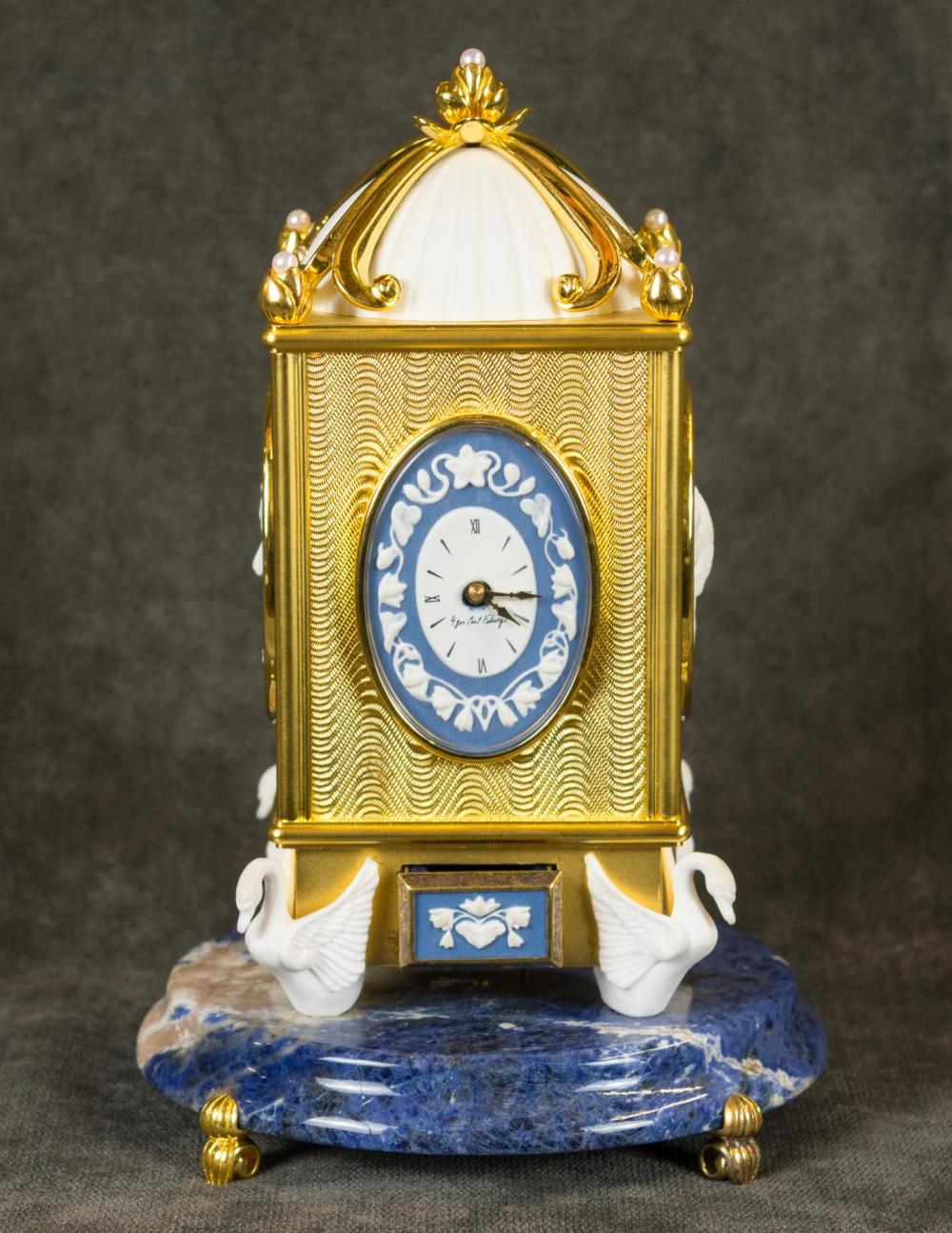 THE SWAN LAKE MUSICAL CLOCK IN ORIGINAL