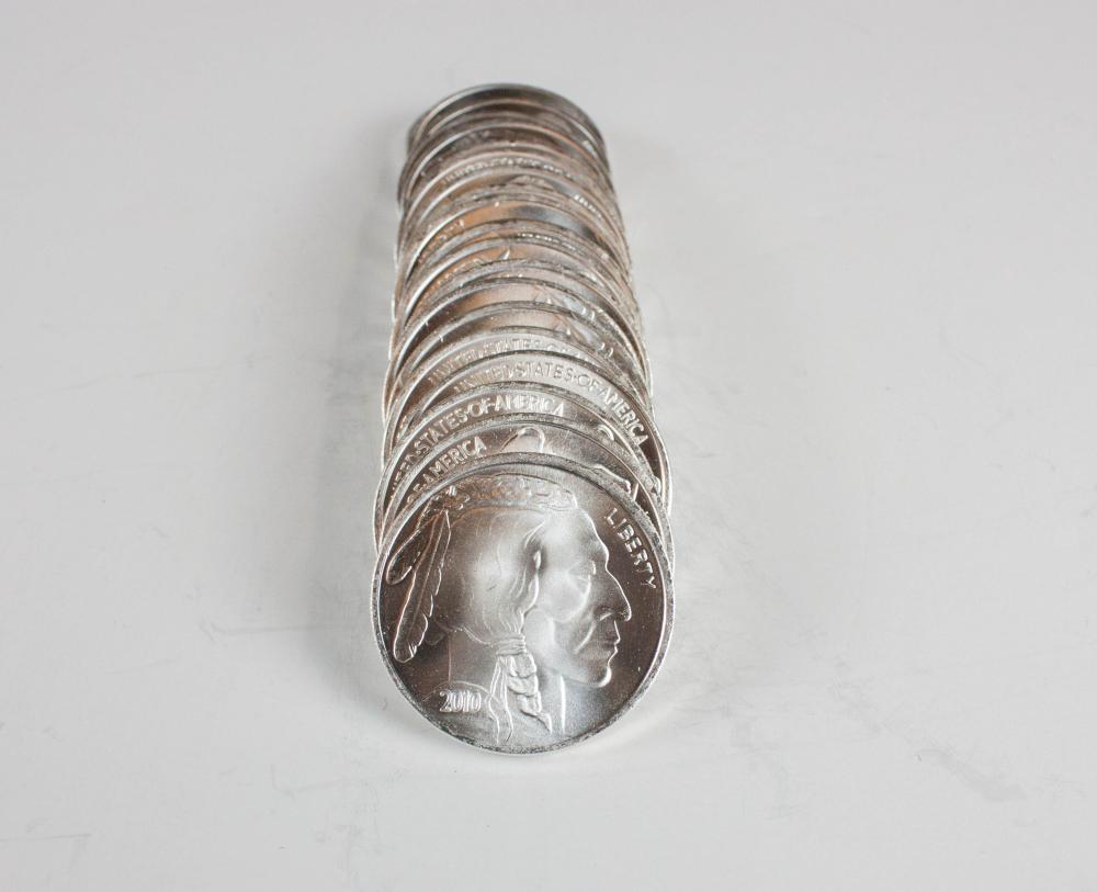 A ROLL OF TWENTY U S 2010 SILVER 30a181