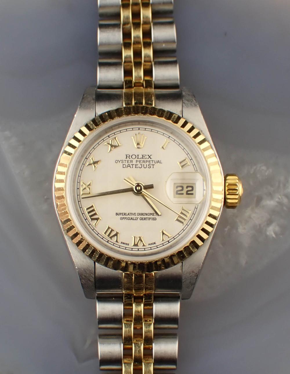 LADYS ROLEX OYSTER PERPETUAL DATEJUST