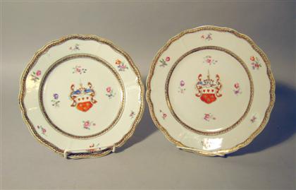 Pair of Chinese Export porcelain armorial