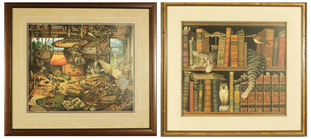 CHARLES WYSOCKI TWO OFFSET LITHOGRAPHSCHARLES 30a268
