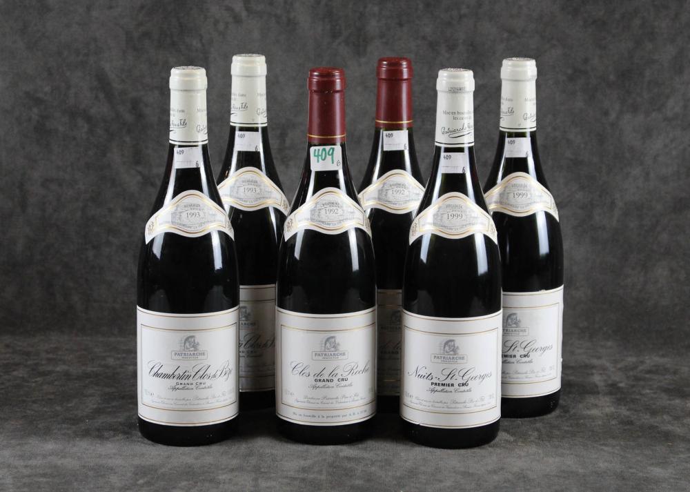 SIX BOTTLES OF VINTAGE FRENCH RED 30a304